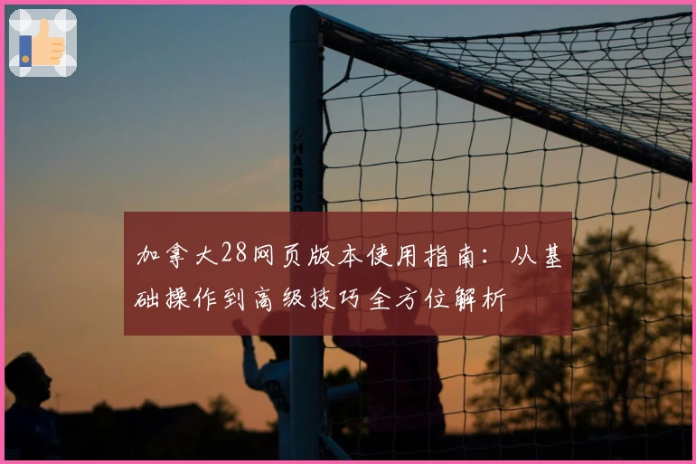 加拿大28网页版本使用指南：从基础操作到高级技巧全方位解析